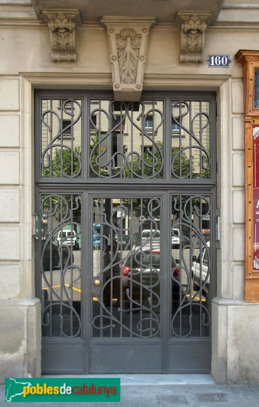 Barcelona - Rosselló, 160 (Casa Eduard Filvà) (Foto: Anna Corcoll, 2013) Barcelona - Rosselló, 160 (Casa Eduard Filvà)