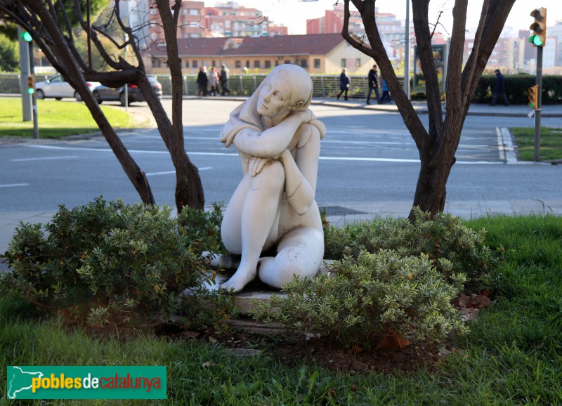 Esplugues de Llobregat - Escultura <i>Alba</i> (Eulàlia Fàbregas)