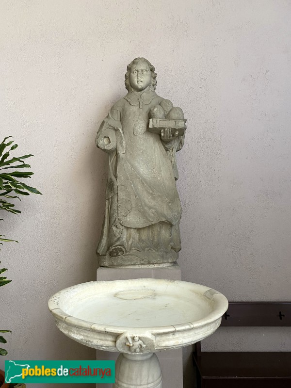 Granollers - Església. Imatge de Sant Esteve (Foto: Albert Esteves, 2021) Granollers - Església. Imatge de Sant Esteve