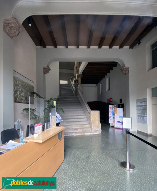 Granollers - Casa de la Vila. Interior (Foto: Albert Esteves, 2021) Granollers - Casa de la Vila. Interior