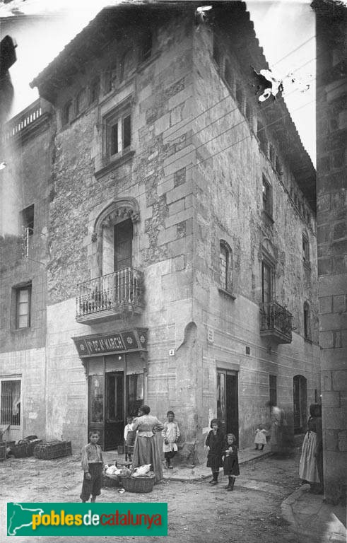 Granollers - Casa March (Foto: Arxiu Fotogràfic Centre Excursionista de Catalunya, 1913) Granollers - Casa March