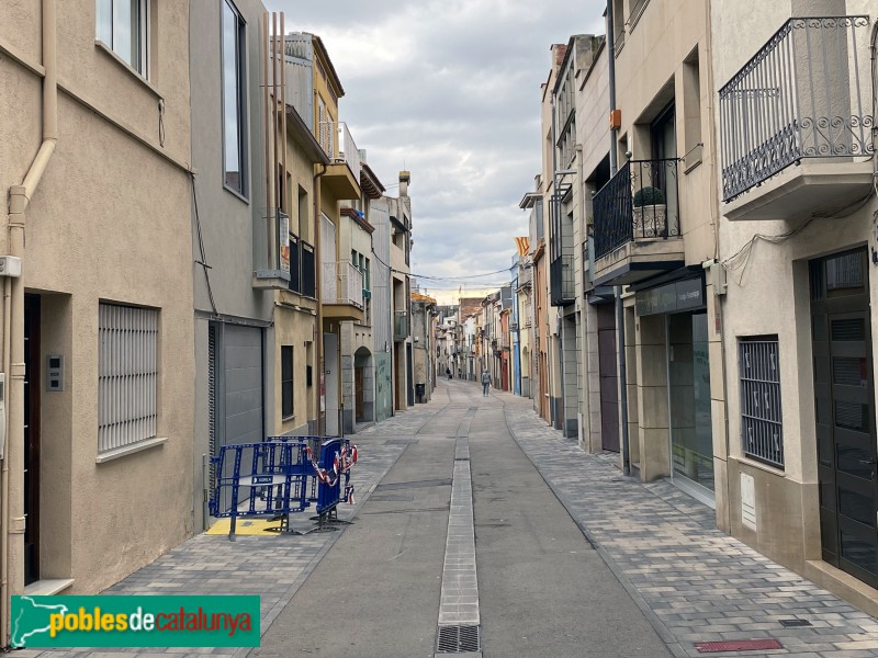 Granollers - Carrer Corró (Foto: Albert Esteves, 2021) Granollers - Carrer Corró