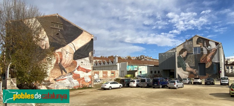 Granollers - Roca Umbert. Fàbrica de les Arts. Murals sobre la guerra civil (Foto: Albert Esteves, 2021) Granollers - Roca Umbert. Fàbrica de les Arts. Murals sobre la guerra civil