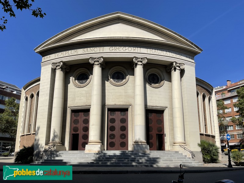 Barcelona - Església de Sant Gregori Taumaturg (Foto: Ricard Vilà, 2021) Barcelona - Església de Sant Gregori Taumaturg