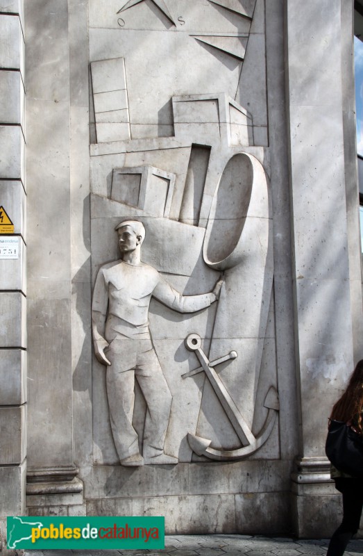 Barcelona - Passeig de Gràcia, 16. Relleu (Foto: Albert Esteves, 2015) Barcelona - Passeig de Gràcia, 16. Relleu