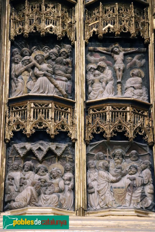 Tarragona - Catedral, retaule de Santa Tecla (Foto: Albert Esteves, 2022) Tarragona - Catedral, retaule de Santa Tecla