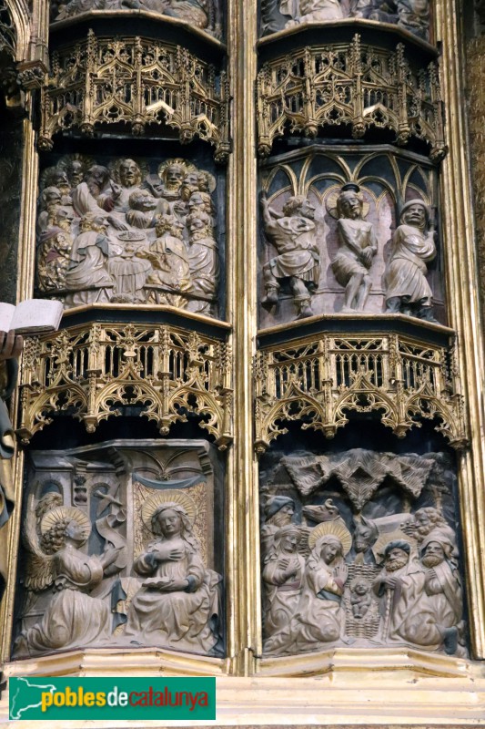 Tarragona - Catedral, retaule de Santa Tecla (Foto: Albert Esteves, 2022) Tarragona - Catedral, retaule de Santa Tecla