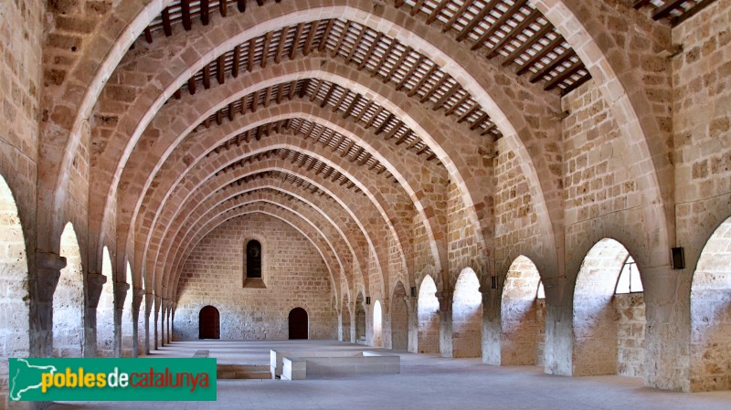 Monsetir de Santes Creus - Dormitori (Foto: Vicenç Valcárcel, 2020) Monsetir de Santes Creus - Dormitori