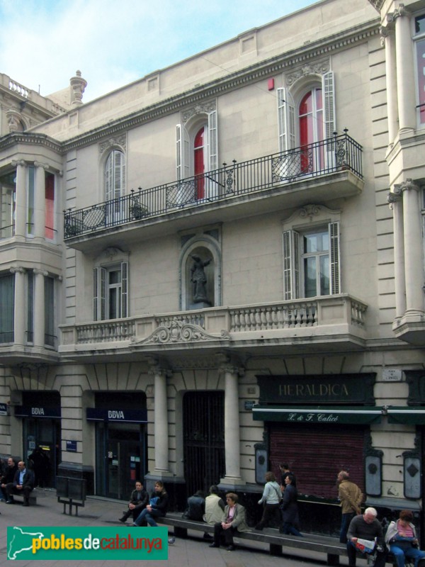 Barcelona - Via Barcelona - Via Laietana, 25. Casa Calicó, 25 (Foto: Albert Esteves, 2006) Barcelona - Via Barcelona - Via Laietana, 25. Casa Calicó, 25