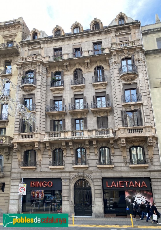 Barcelona - Via Laietana, 51 (Foto: Albert Esteves, 2022) Barcelona - Via Laietana, 51