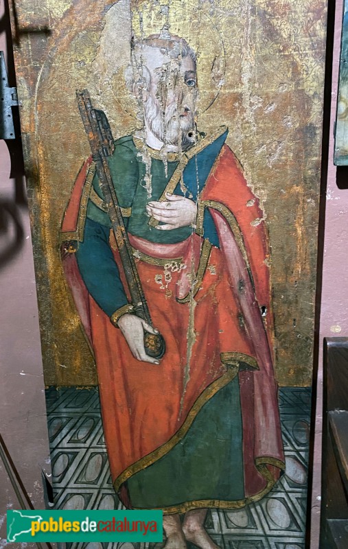 Retaule de Sant Sebastià de Montmajor (Foto: Albert Esteves, 2022) Retaule de Sant Sebastià de Montmajor