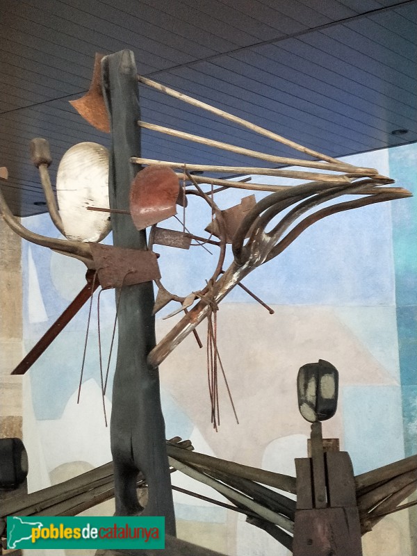 Barcelona - Johann Sebastian Bach, 11. Escultura La Sardana (Guinovart) (Foto: Anna Corcoll, 2021) Barcelona - Johann Sebastian Bach, 11. Escultura La Sardana (Guinovart)