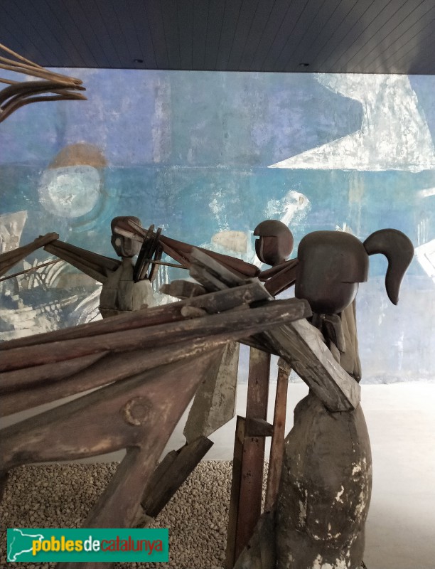 Barcelona - Johann Sebastian Bach, 11. Escultura La Sardana (Guinovart) (Foto: Anna Corcoll, 2021) Barcelona - Johann Sebastian Bach, 11. Escultura La Sardana (Guinovart)