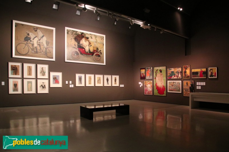 Barcelona - MNAC. Sala dels cartells i dibuixos modernistes (Foto: Vicenç Valcárcel, 2019) Barcelona - MNAC. Sala dels cartells i dibuixos modernistes