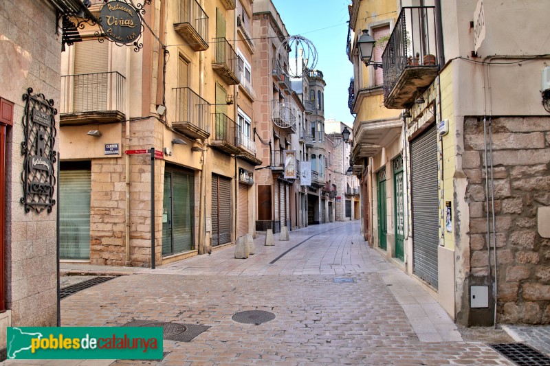 Montblanc - Carrer Major (Foto: Vicenç Valcárcel, 2021) Montblanc - Carrer Major