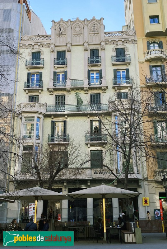 Barcelona - Rambla Catalunya, 125 (Foto: Albert Esteves, 2022) Barcelona - Rambla Catalunya, 125