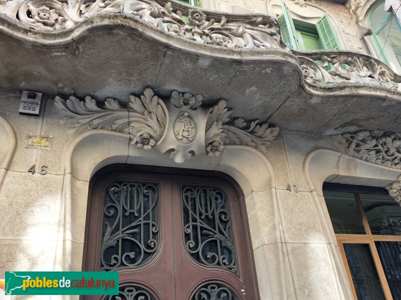 Barcelona - Ausiàs Marc, 42-46 (Foto: Anna Corcoll, 2022) Barcelona - Ausiàs Marc, 42-46