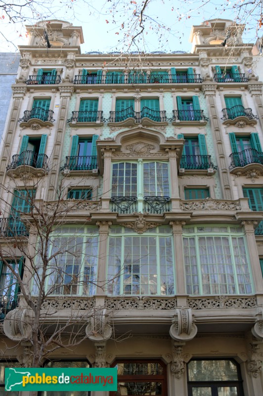 Barcelona - Passeig de Sant Joan, 45 (Foto: Albert Esteves, 2022) Barcelona - Passeig de Sant Joan, 45