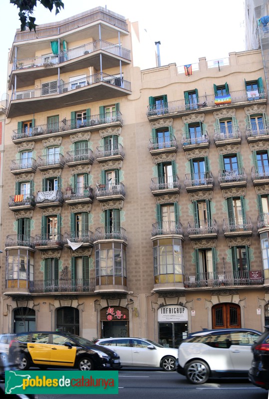 Barcelona - Aragó, 358-360 (Foto: Albert Esteves, 2022) Barcelona - Aragó, 358-360