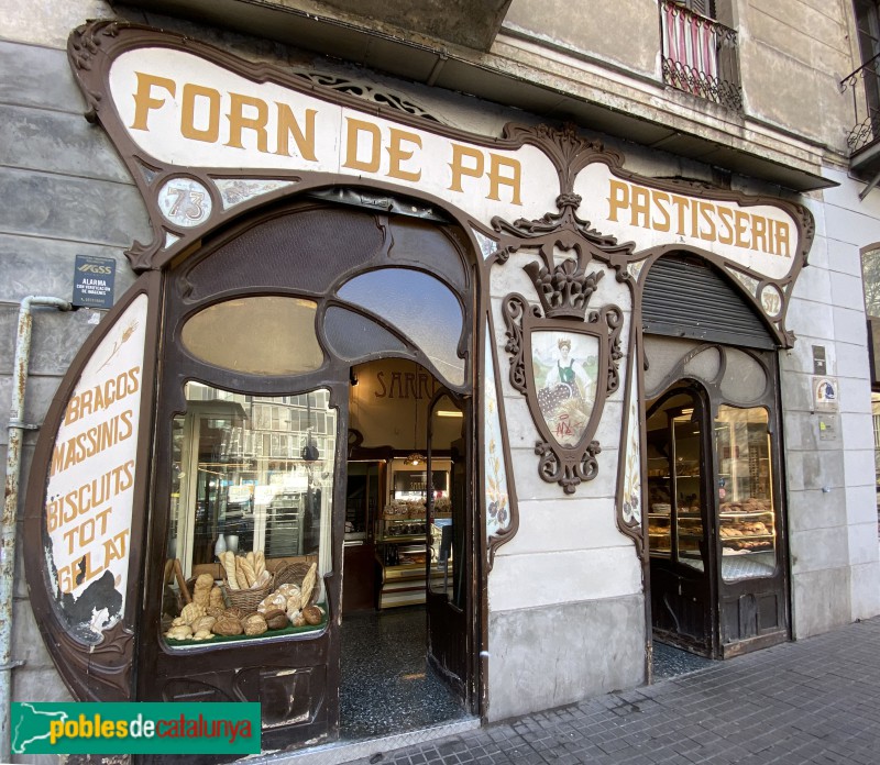 Barcelona - Forn Sarret (Foto: Albert Esteves, 2022) Barcelona - Forn Sarret