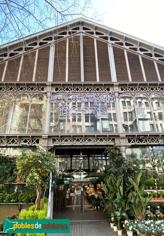 Barcelona - Mercat de la Concepció (Foto: Albert Esteves, 2022) Barcelona - Mercat de la Concepció