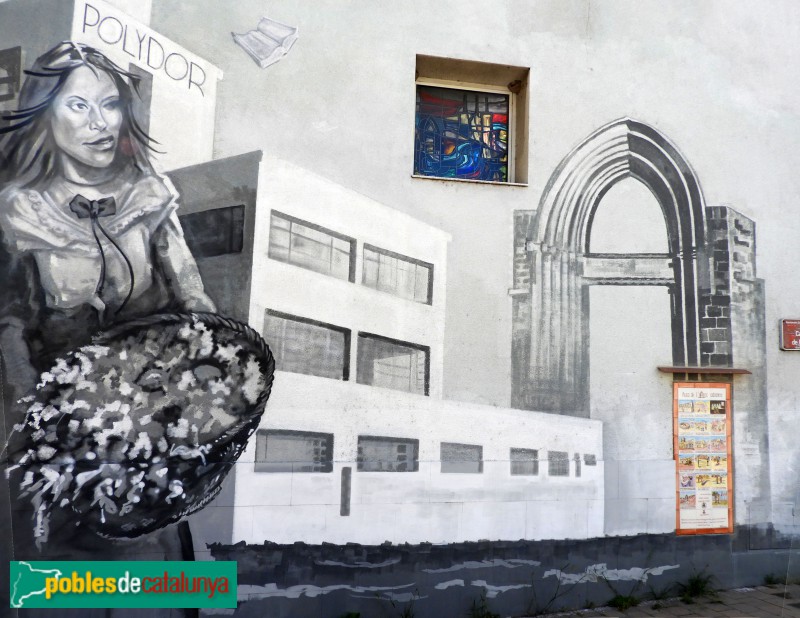 Sant Adrià de Besòs - Mural Anacronismes (Foto: Valentí Pons, 2022) Sant Adrià de Besòs - Mural Anacronismes