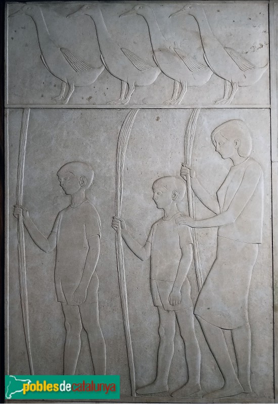 Barcelona - Diagonal, 614. Baixrelleus de Joan Rebull (Foto: Anna Corcoll, 2022) Barcelona - Diagonal, 614. Baixrelleus de Joan Rebull