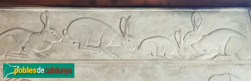 Barcelona - Diagonal, 614. Baixrelleus de Joan Rebull (Foto: Anna Corcoll, 2022) Barcelona - Diagonal, 614. Baixrelleus de Joan Rebull