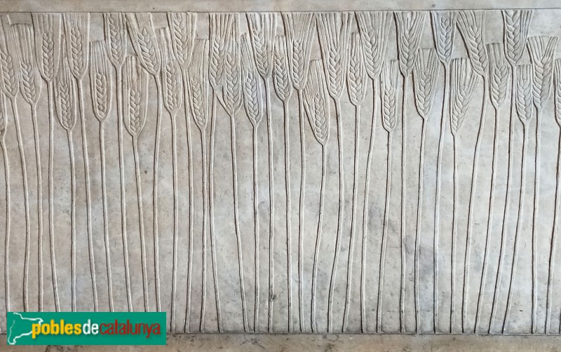 Barcelona - Diagonal, 614. Baixrelleus de Joan Rebull (Foto: Anna Corcoll, 2022) Barcelona - Diagonal, 614. Baixrelleus de Joan Rebull