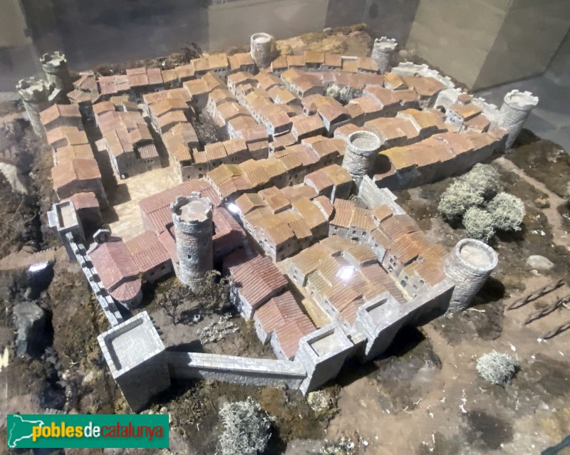 Maqueta de la muralla de Terrassa (Museu de Terrassa) (Foto: Albert Esteves, 2022) Maqueta de la muralla de Terrassa (Museu de Terrassa)