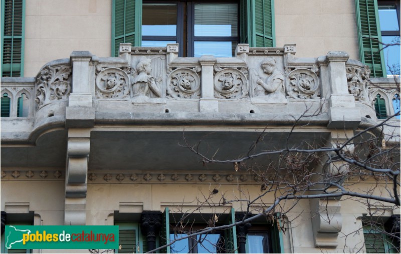 Barcelona - Passeig de Sant Joan, 7 (Foto: Albert Esteves, 2022) Barcelona - Passeig de Sant Joan, 7
