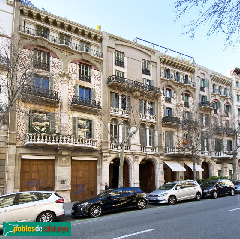 Barcelona - Ausiàs Marc, 37-39 (Foto: Albert Esteves, 2022) Barcelona - Ausiàs Marc, 37-39