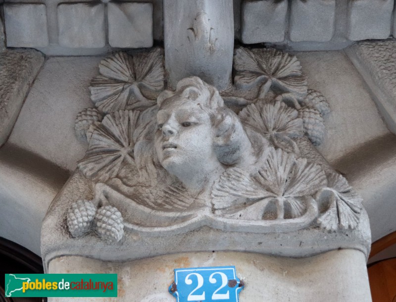 Barcelona - Ausiàs Marc, 22 (Foto: Albert Esteves, 2022) Barcelona - Ausiàs Marc, 22