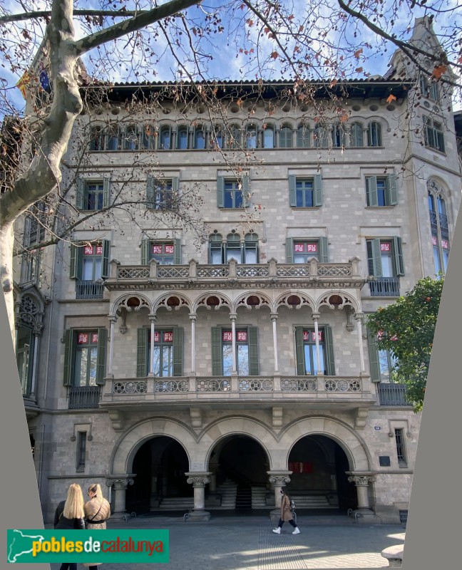 Barcelona - Passeig de Gràcia, 66 (Foto: Albert Esteves, 2022) Barcelona - Passeig de Gràcia, 66