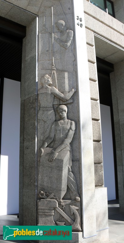 Barcelona - Passeig de Gràcia, 38-40 (relleus) (Foto: Albert Esteves, 2022) Barcelona - Passeig de Gràcia, 38-40 (relleus)