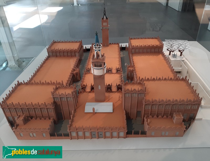 Barcelona - Fàbrica Casarramona. Maqueta (Foto: Sergi Suárez, 2022) Barcelona - Fàbrica Casarramona. Maqueta