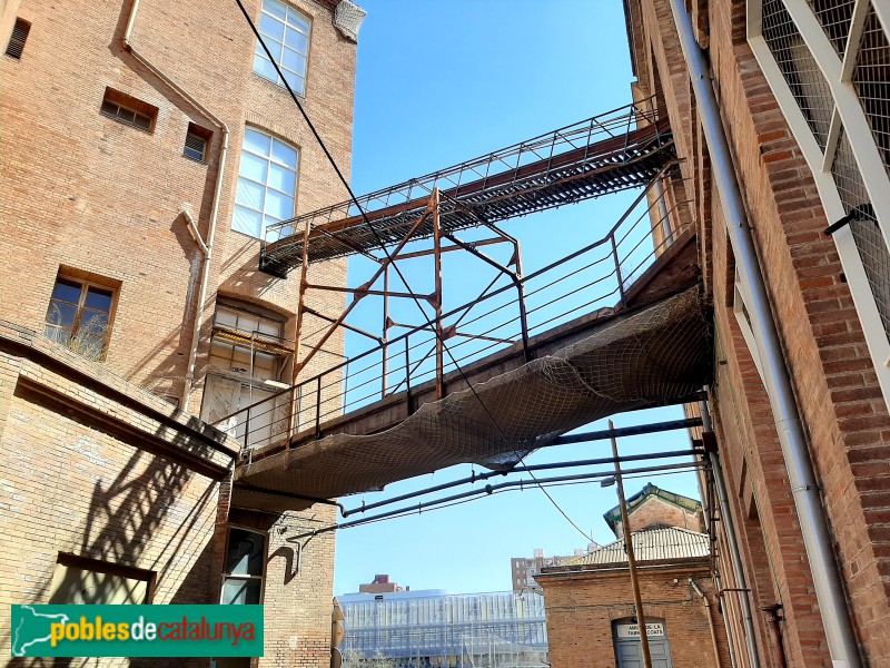 Antiga fàbrica Fabra i Coats. Detall