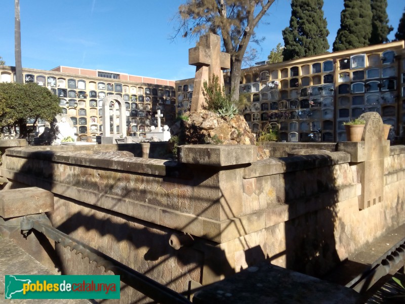 Barcelona - Cementiri de les Corts. Panteó dels repatriats d'ultramar (Foto: Anna Corcoll, 2018) Barcelona - Cementiri de les Corts. Panteó dels repatriats d'ultramar