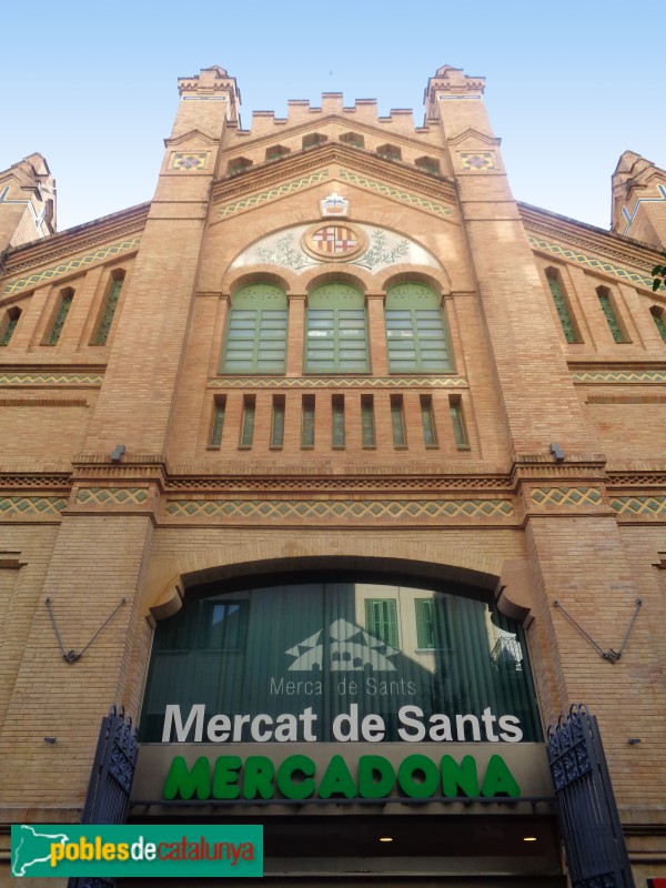 Barcelona - Mercat de Sants (Foto: Sergi Suárez, 2022) Barcelona - Mercat de Sants