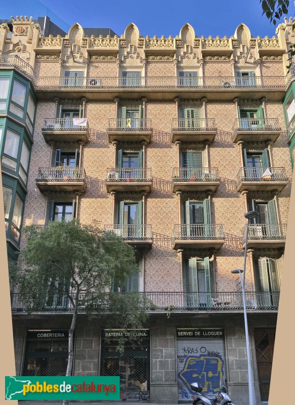 Barcelona - Roger de Llúria, 8-10 (Foto: Albert Esteves, 2022) Barcelona - Roger de Llúria, 8-10