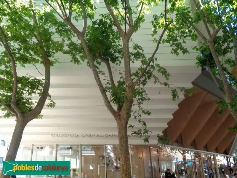 Barcelona - Biblioteca Sant Martí - Gabriel García Márquez (Foto: Sergi Suárez, 2022) Barcelona - Biblioteca Sant Martí - Gabriel García Márquez