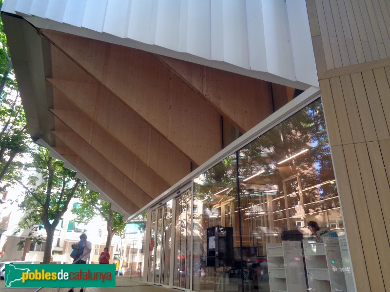 Barcelona - Biblioteca Sant Martí - Gabriel García Márquez (Foto: Sergi Suárez, 2022) Barcelona - Biblioteca Sant Martí - Gabriel García Márquez