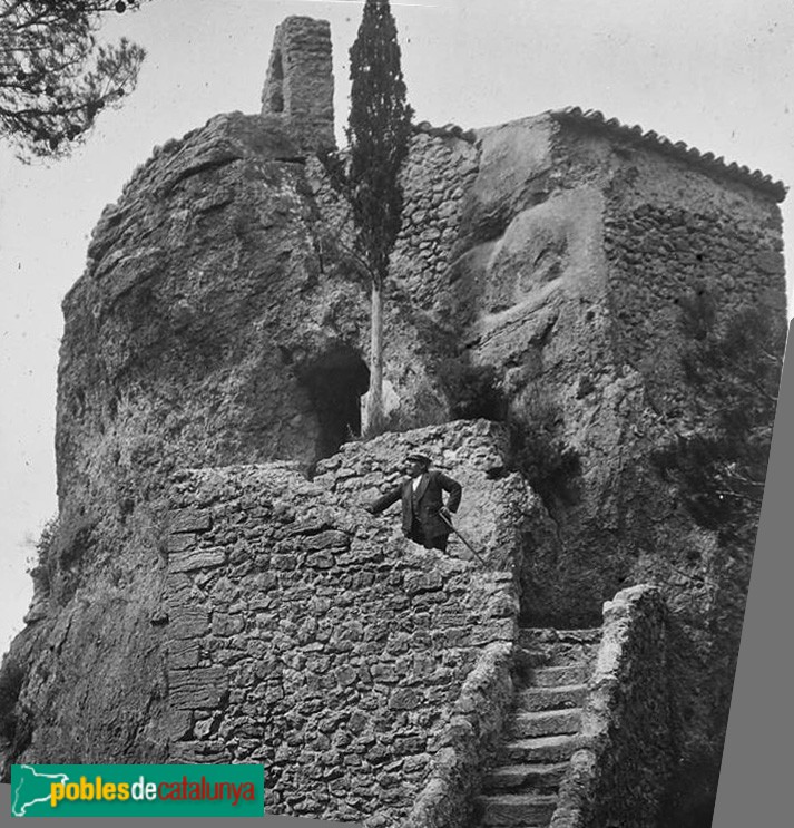Benifallet - Ermita de Sant Simeó (Foto: Josep Salvany -Fons Salvany. Biblioteca de Catalunya-, 1915) Benifallet - Ermita de Sant Simeó