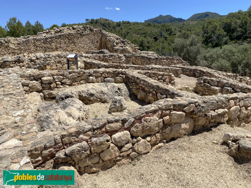 Poblat ibèric del Castellot de la Roca Roja (Foto: Albert Esteves, 2022) Poblat ibèric del Castellot de la Roca Roja