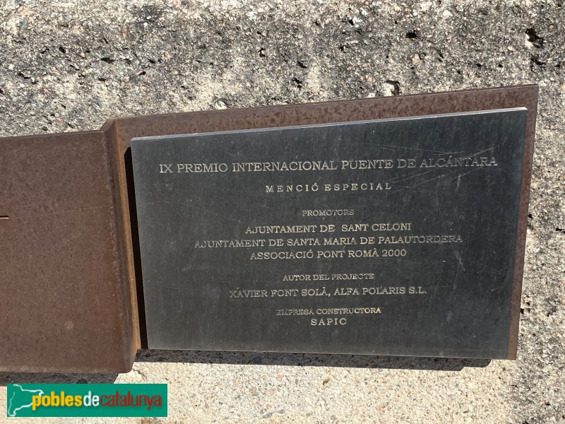 Sant Celoni - Pont Trencat (obra moderna) (Foto: Albert Esteves, 2022) Sant Celoni - Pont Trencat (obra moderna)