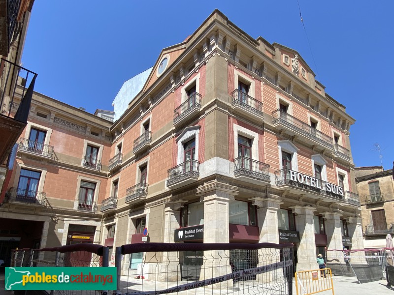 Sant Celoni - Hotel Suís (Foto: Albert Esteves, 2022) Sant Celoni - Hotel Suís