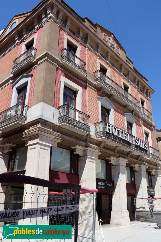 Sant Celoni - Hotel Suís (Foto: Albert Esteves, 2022) Sant Celoni - Hotel Suís