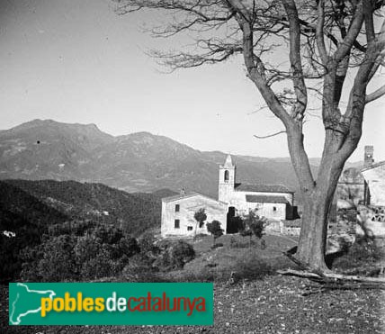 Sant Celoni - Sant Martí de Montnegre (Foto: Lluís Estasen -Arxiu fotogràfic Centre Excursionista de Catalunya-, 1915-1936) Sant Celoni - Sant Martí de Montnegre