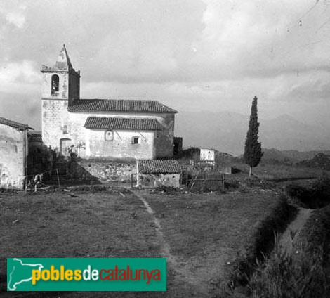 Sant Celoni - Sant Martí de Montnegre (Foto: Manuel Genovart -Arxiu fotogràfic Centre Excursionista de Catalunya-, 1920-35) Sant Celoni - Sant Martí de Montnegre