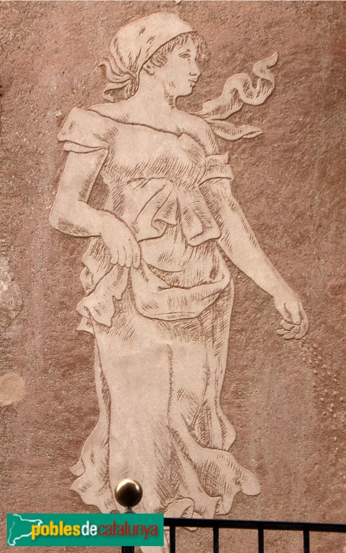 Piera - Cases Víctor Riu (Foto: Albert Esteves, 2022) Piera - Cases Víctor Riu